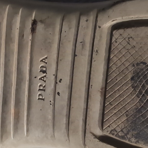 Good Condition Vintage Prada Mens America’s Cup Sz 11 Hi Top Sneakers (RUNS BIG) - Picture 5 of 8